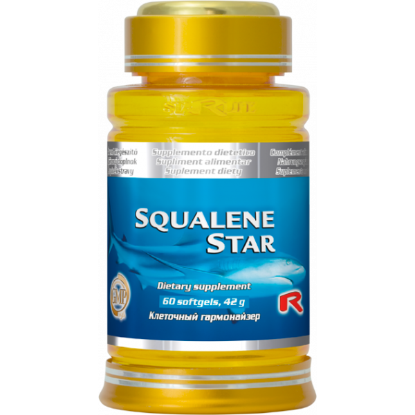 Squalene star - olej ze žraločích jater pro podporu imunity, infekční onemocnění, hojení ran