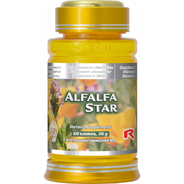Alfalfa zlepšuje kvalitu vlasů a nehtů, má vliv na metabolismus sacharidů a hladinu cholesterolu