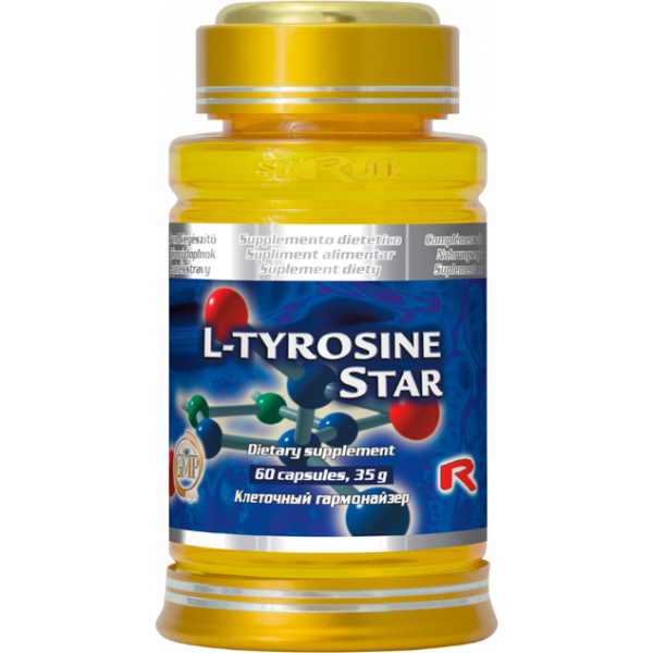 Tyrosin je prekursorem pro syntézu hormonů adrenalinu, dopaminu a štítné žlázy