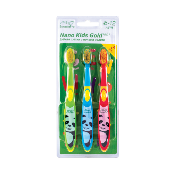 Zubní kartáček NANO Kids Gold 6-12 age