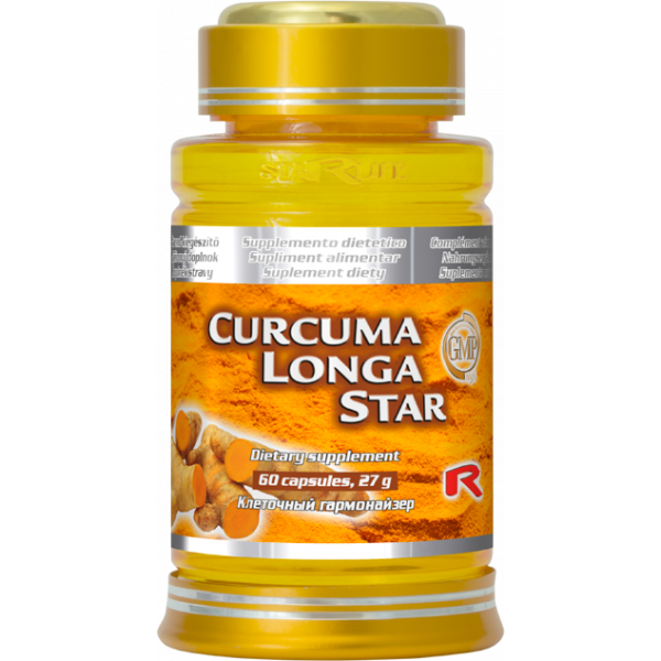 Curcuma longa star - kurkuma "zlatý šafrán" pro podporu jater, trávení a zdravé klouby