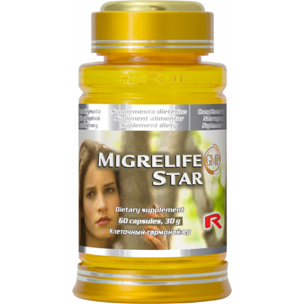 Migrelife star - řimbaba, máta a rozmarýna, uvolnění, ralaxace, normální trávení, funkce jater a pročištění