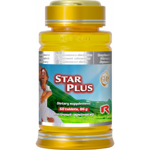 Star Plus obsahuje vše od A až po Železo, vitamíny a minerály pro doplnění každodenních živin