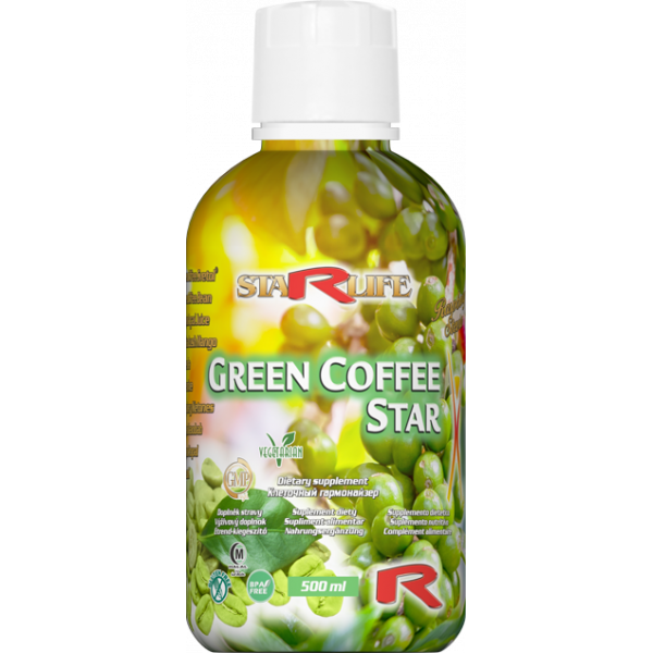 Green coffee star ze zelené kávy pro lepší koncentraci a výkon, Nopál na podporu hubnutí