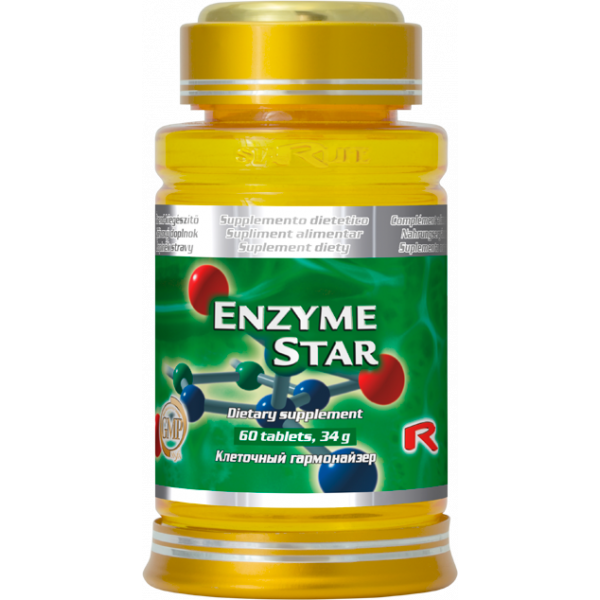Enzymy  pro podporu trávení, bromelain, amyláza, doplněné zázvorem, fenyklem a kurkumou