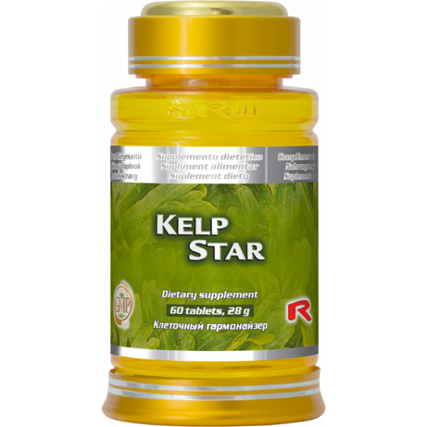 Kelp pro kontrolu tělesné hmotnosti, zlepšuje funkci střevního traktu  a činnost štítné žlázy