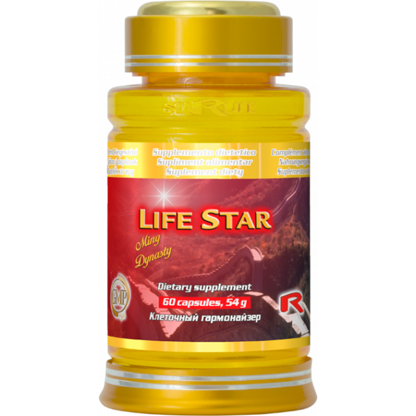 Life star, Rdesno mnohokvěté, kardiovaskulární systém, cholesterol, stres