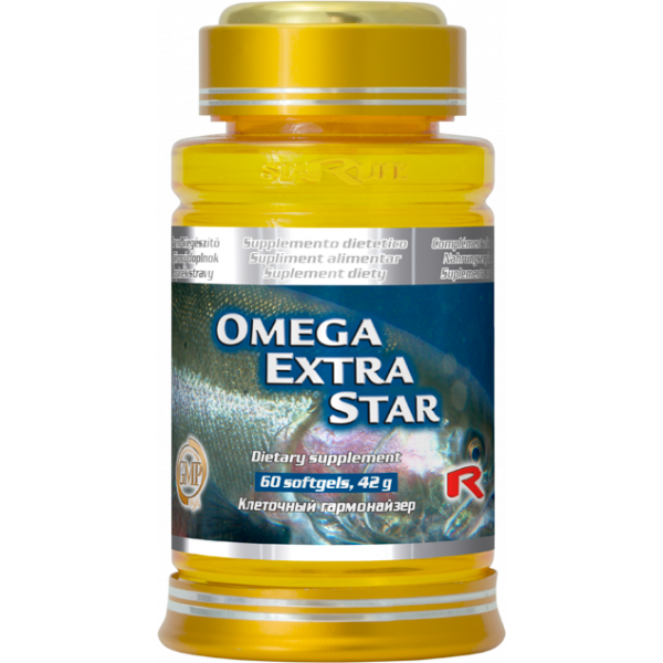 Extra silná omega -3 s DHA pro normální činnost mozku a zraku, EPA na normální funkci srdce