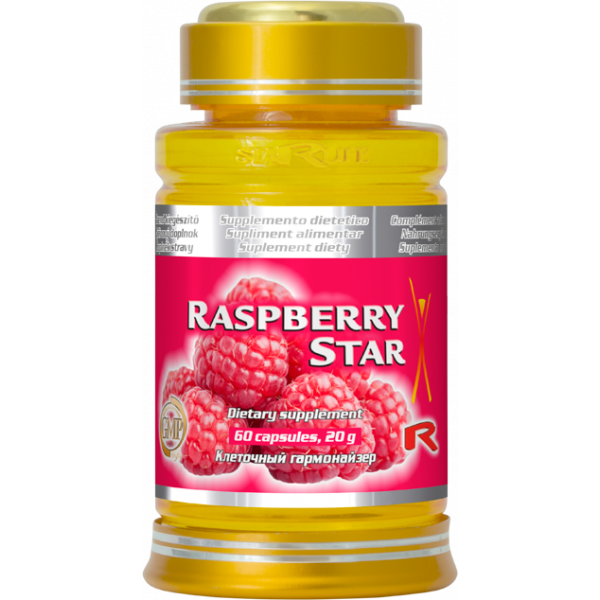 Rasberry star - podporuje normální trávení, funci močových cest a vylučování vody z organismu. Bylinný produkt