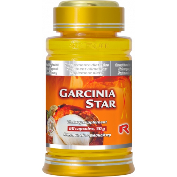Garcinia star - pomáhá s hubnutím, zvyšuje pocit sytosti a přispívá k metabolismu tuků